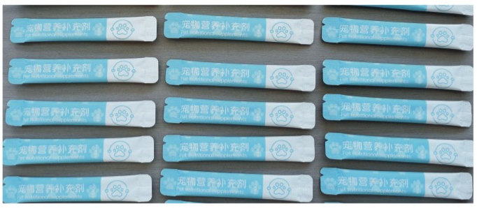 Packaged nutrition strips in a supplier product catalogue